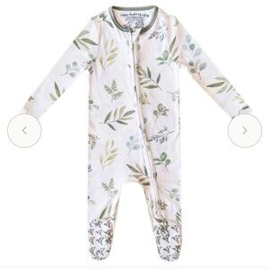 Copper Pearl Haven Zip-Up Footie Pajamas